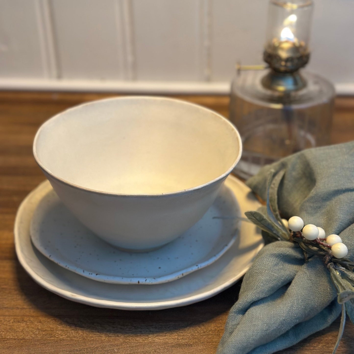 Alabaster liten tallrik