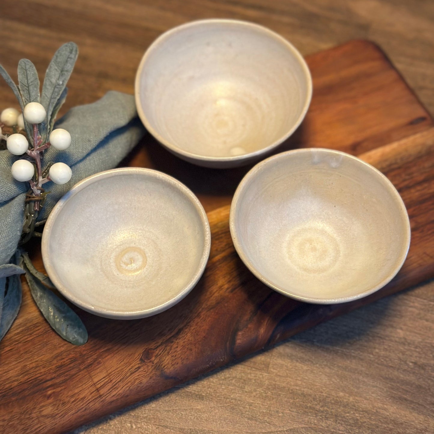 Alabaster småskålar, set om 3