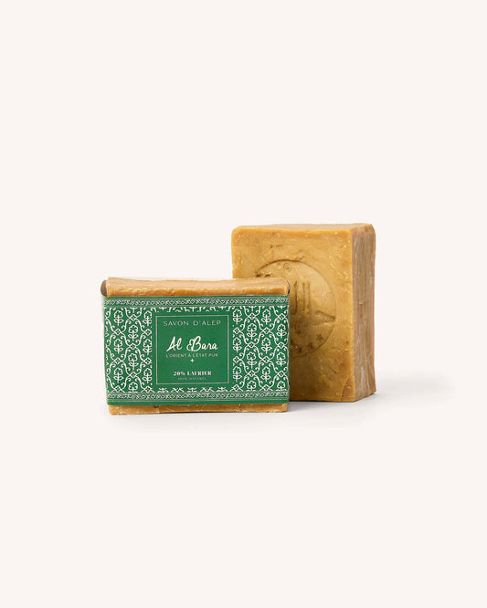 Aleppotvål 20% Lagerblad - 200g