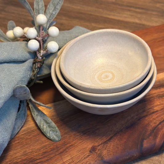 Alabaster småskålar, set om 3