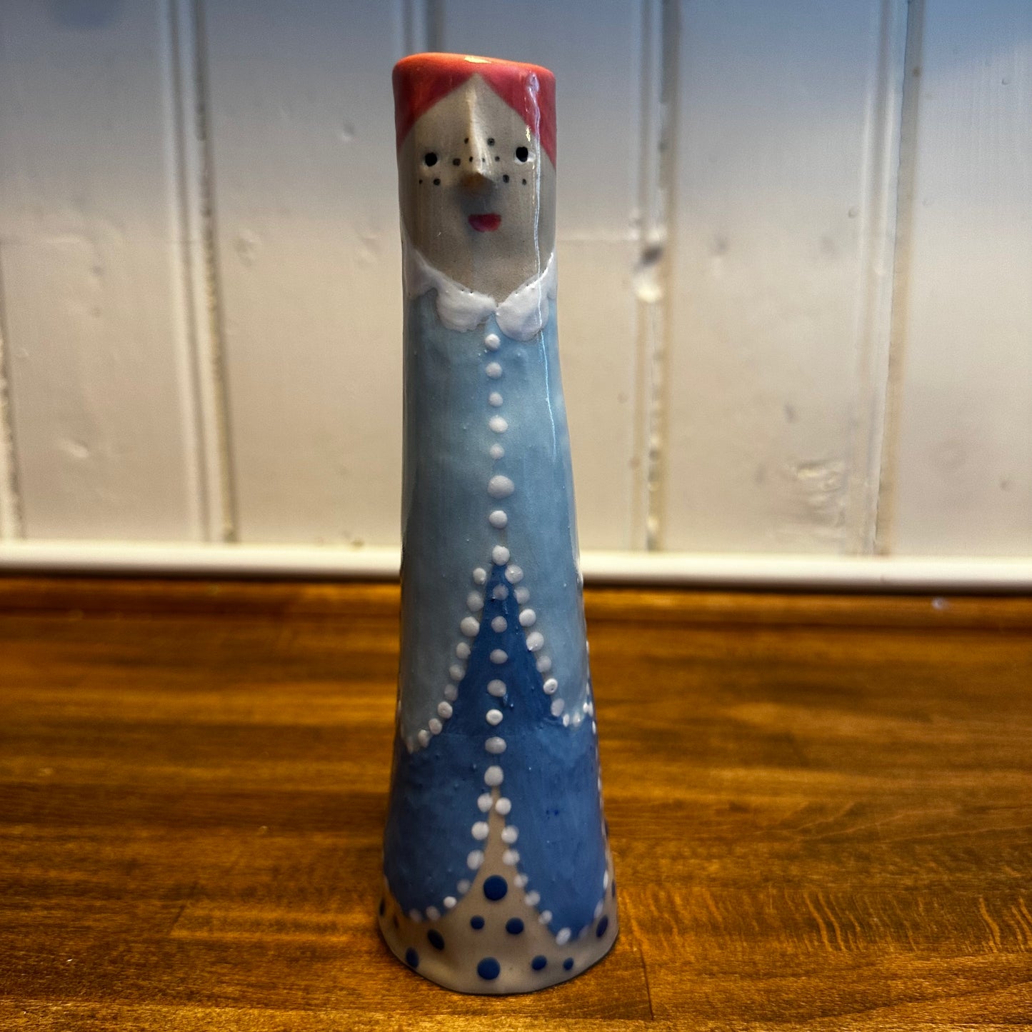 Oljeflaska/vas Blomsterflicka