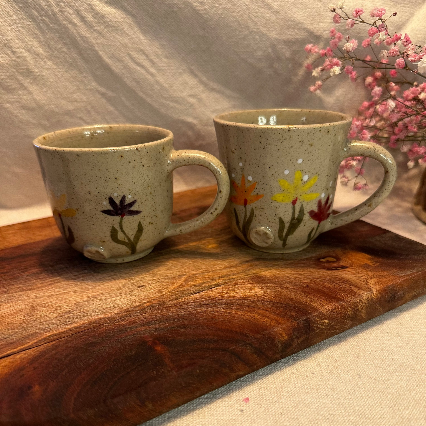 Liten mugg - sommaräng med lavaprickar