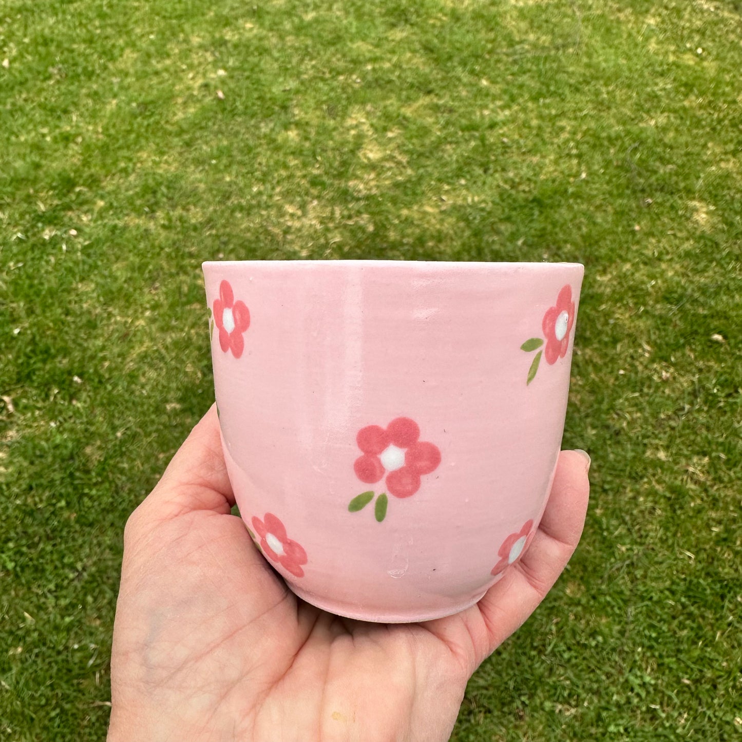 Mugg - rosa blom